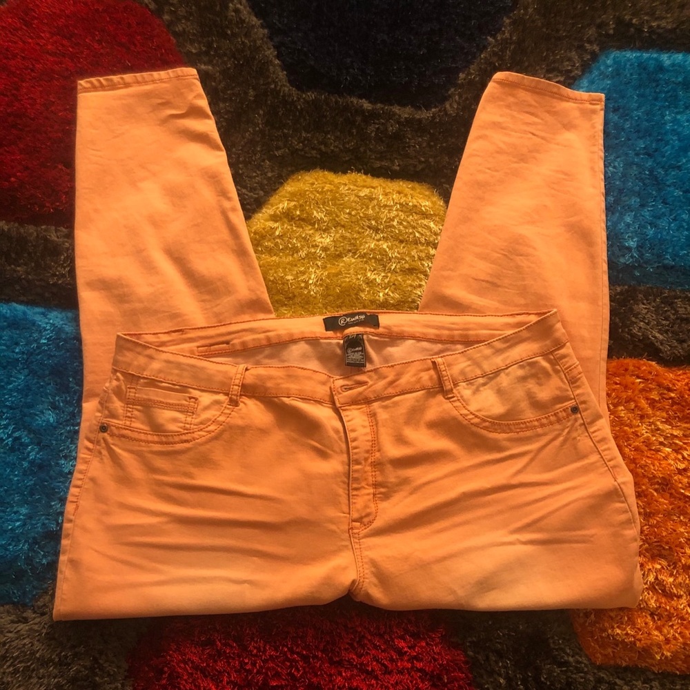Coral Skinny Jeans